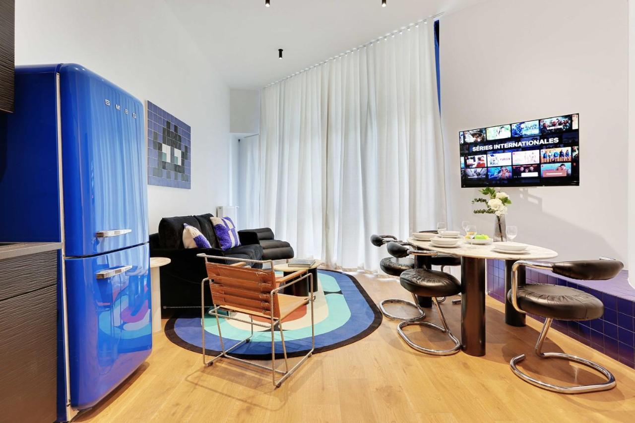 Stylish Parisian Loft 1Br6P - Sentier City Center Eksteriør bilde