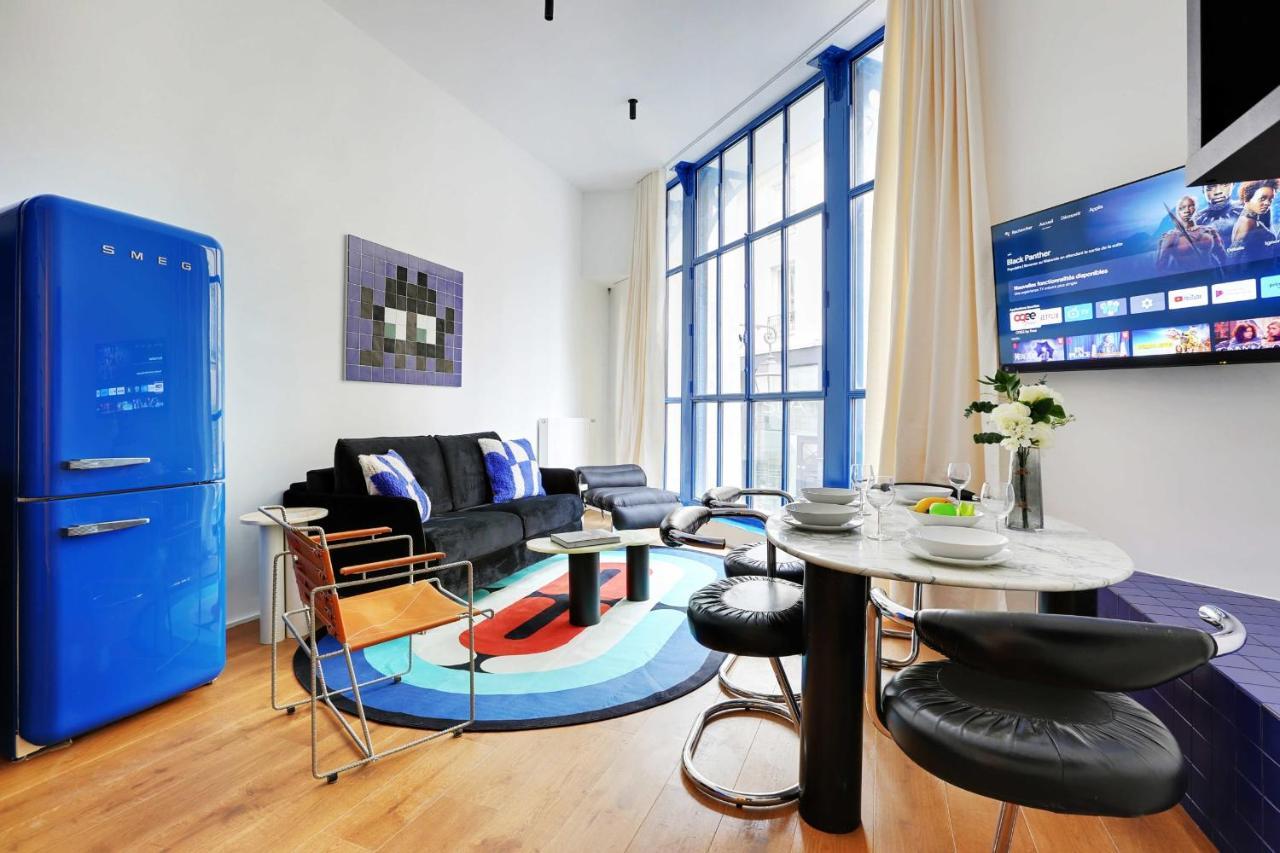 Stylish Parisian Loft 1Br6P - Sentier City Center Eksteriør bilde