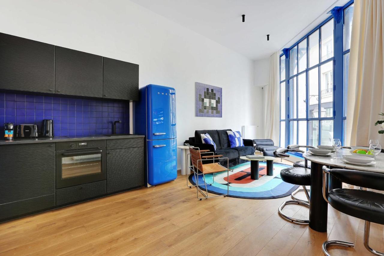 Stylish Parisian Loft 1Br6P - Sentier City Center Eksteriør bilde